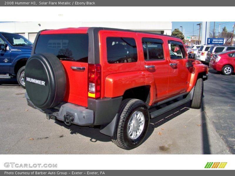 Solar Flare Metallic / Ebony Black 2008 Hummer H3
