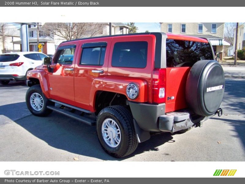 Solar Flare Metallic / Ebony Black 2008 Hummer H3