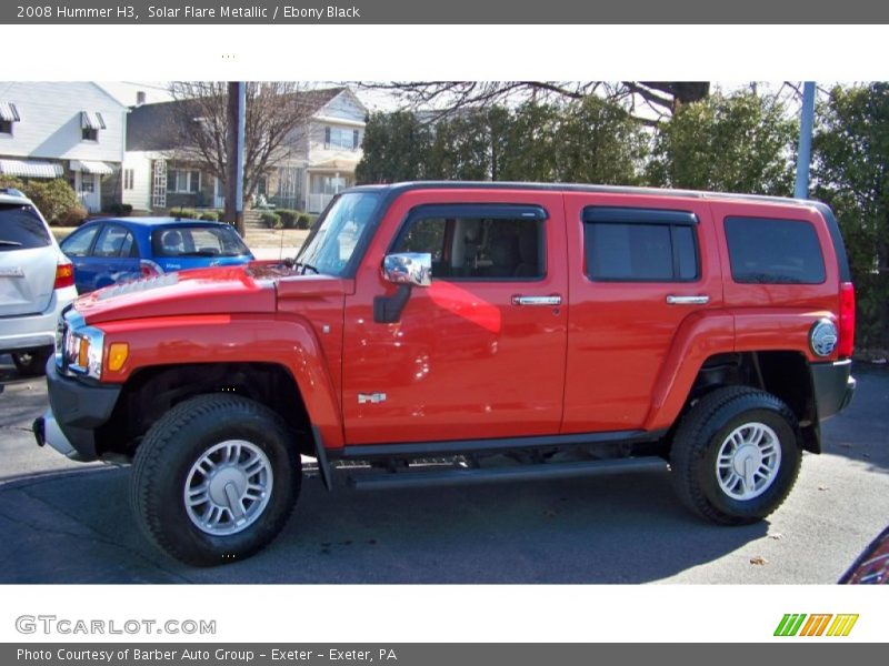 Solar Flare Metallic / Ebony Black 2008 Hummer H3