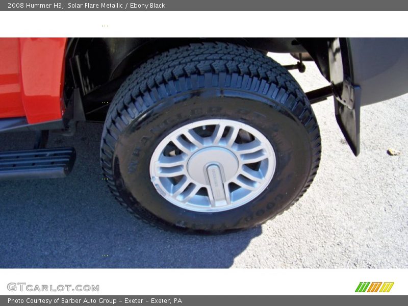 Solar Flare Metallic / Ebony Black 2008 Hummer H3