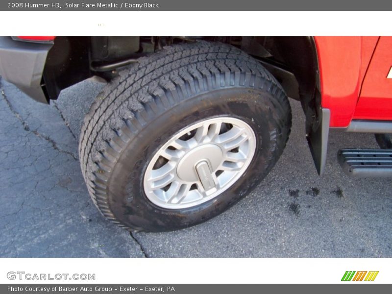 Solar Flare Metallic / Ebony Black 2008 Hummer H3