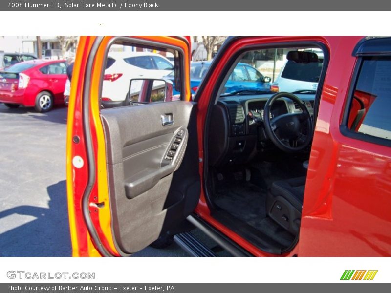 Solar Flare Metallic / Ebony Black 2008 Hummer H3