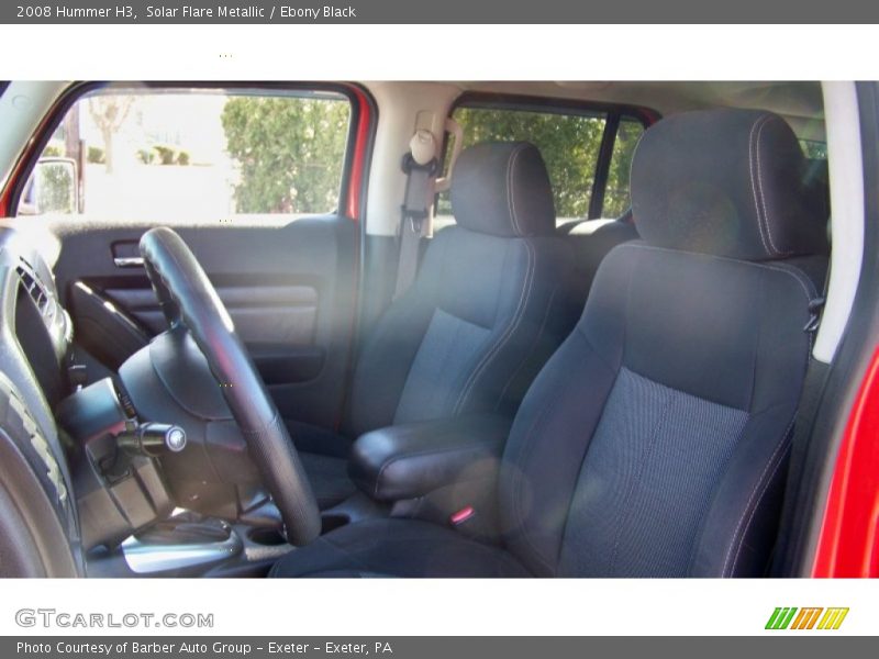 Solar Flare Metallic / Ebony Black 2008 Hummer H3