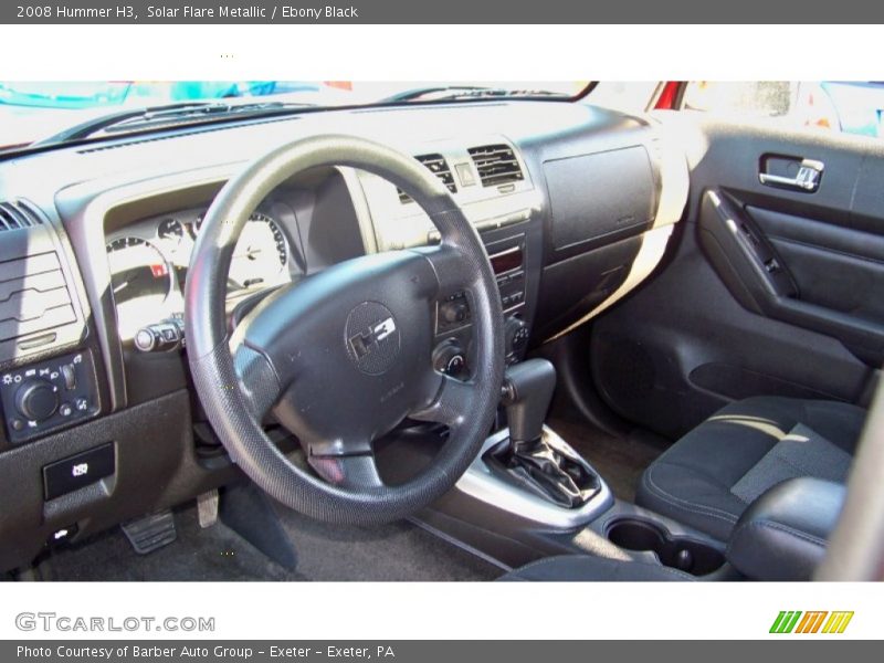 Solar Flare Metallic / Ebony Black 2008 Hummer H3