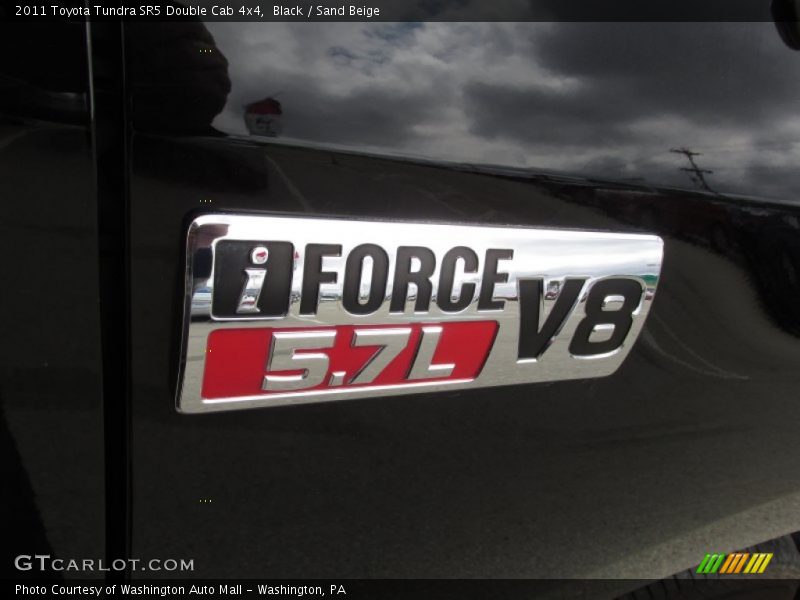 Black / Sand Beige 2011 Toyota Tundra SR5 Double Cab 4x4