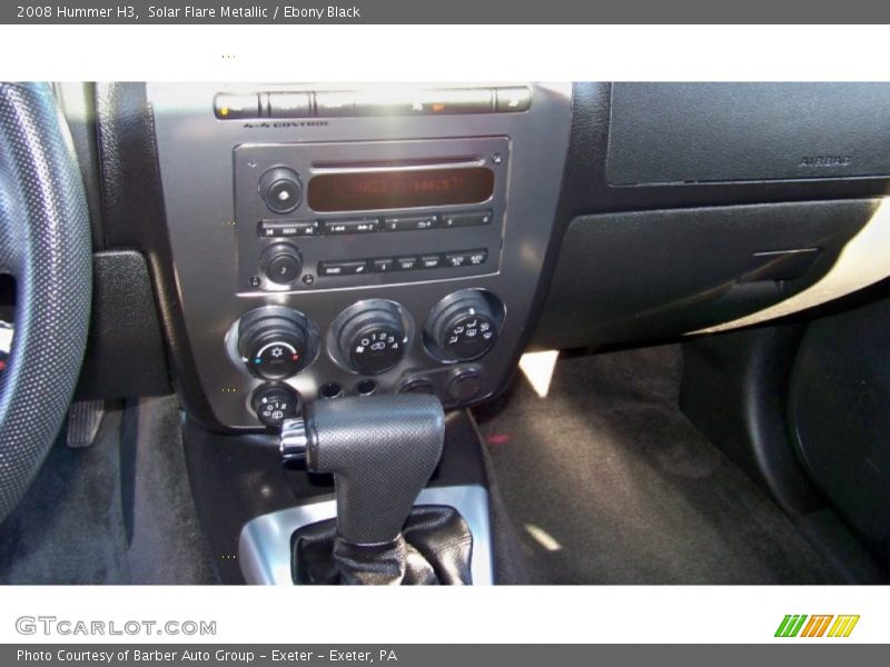 Solar Flare Metallic / Ebony Black 2008 Hummer H3