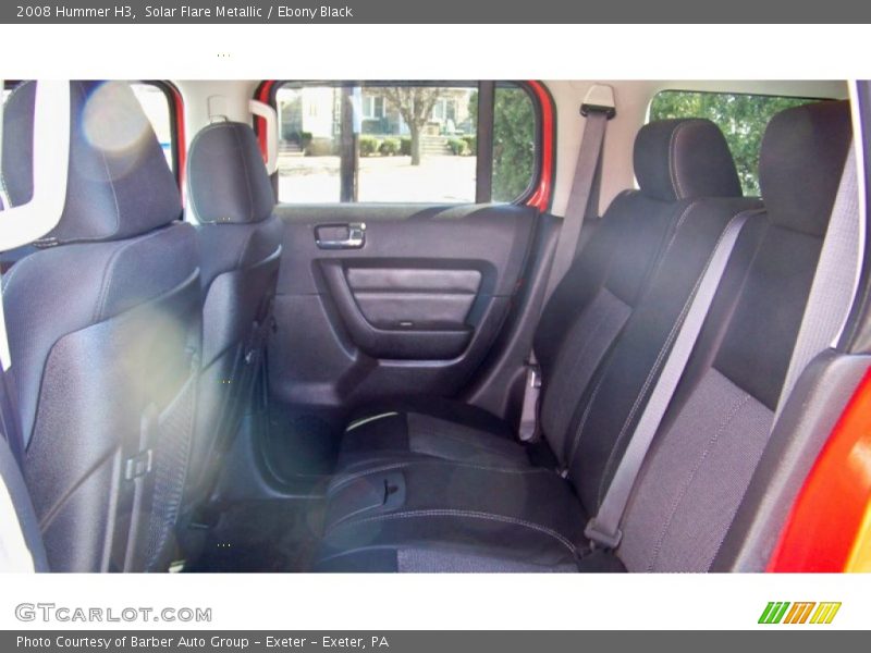 Solar Flare Metallic / Ebony Black 2008 Hummer H3