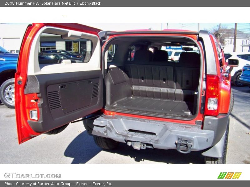 Solar Flare Metallic / Ebony Black 2008 Hummer H3