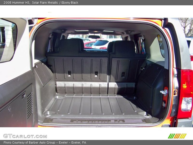 Solar Flare Metallic / Ebony Black 2008 Hummer H3