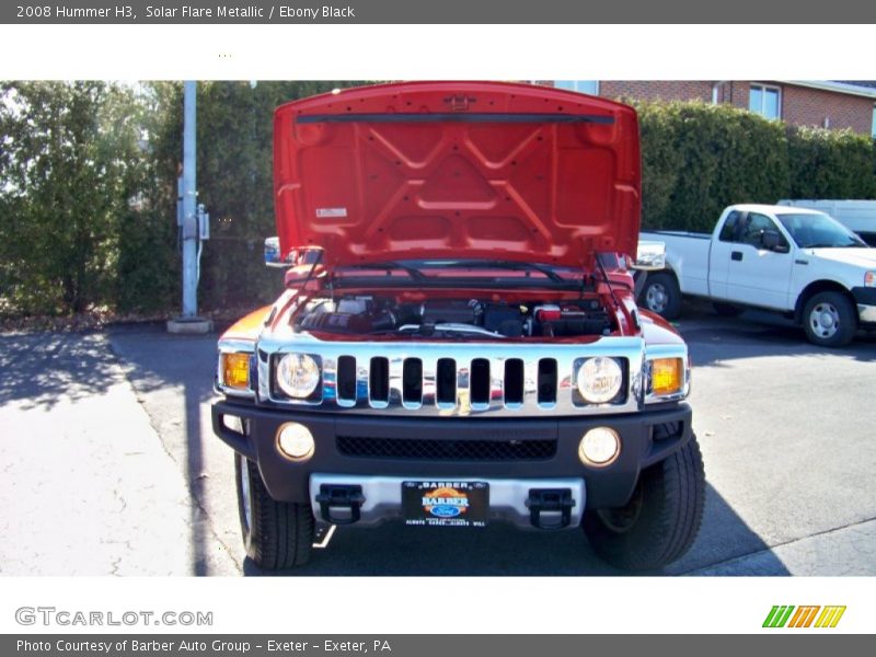 Solar Flare Metallic / Ebony Black 2008 Hummer H3