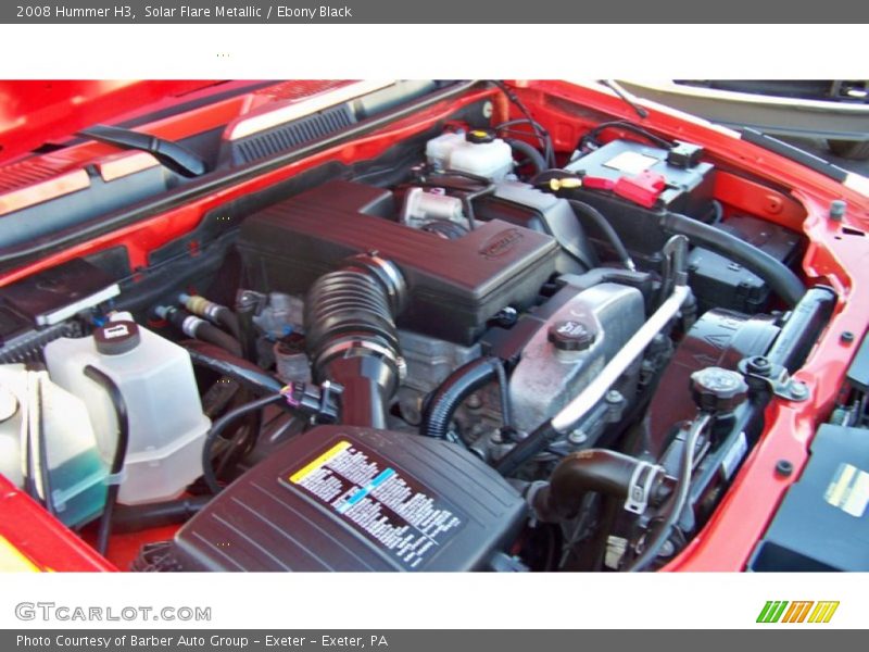 Solar Flare Metallic / Ebony Black 2008 Hummer H3
