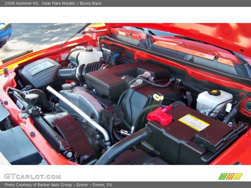 Solar Flare Metallic / Ebony Black 2008 Hummer H3