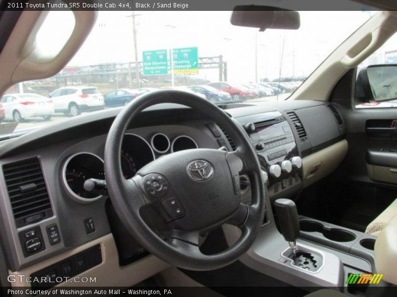 Black / Sand Beige 2011 Toyota Tundra SR5 Double Cab 4x4