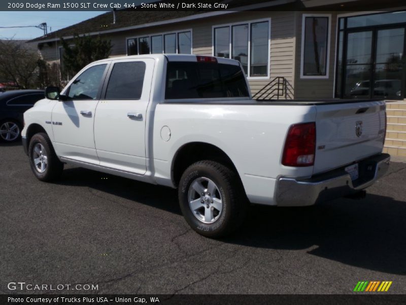 Stone White / Dark Slate Gray 2009 Dodge Ram 1500 SLT Crew Cab 4x4