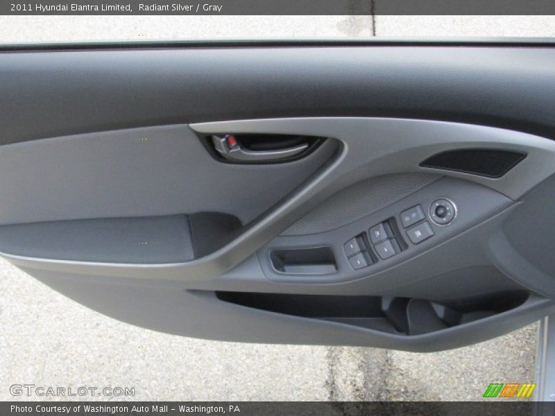 Radiant Silver / Gray 2011 Hyundai Elantra Limited