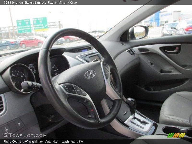 Radiant Silver / Gray 2011 Hyundai Elantra Limited