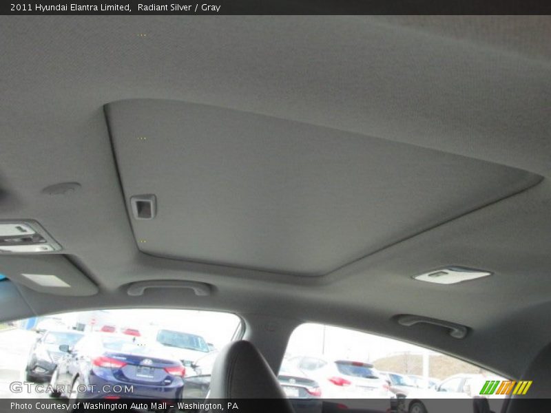 Radiant Silver / Gray 2011 Hyundai Elantra Limited