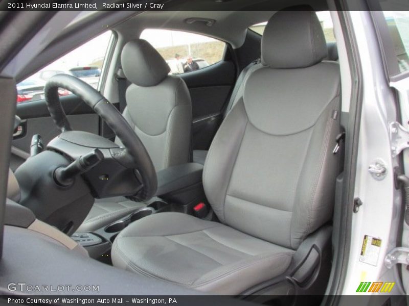 Radiant Silver / Gray 2011 Hyundai Elantra Limited