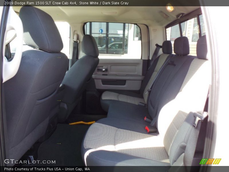 Stone White / Dark Slate Gray 2009 Dodge Ram 1500 SLT Crew Cab 4x4