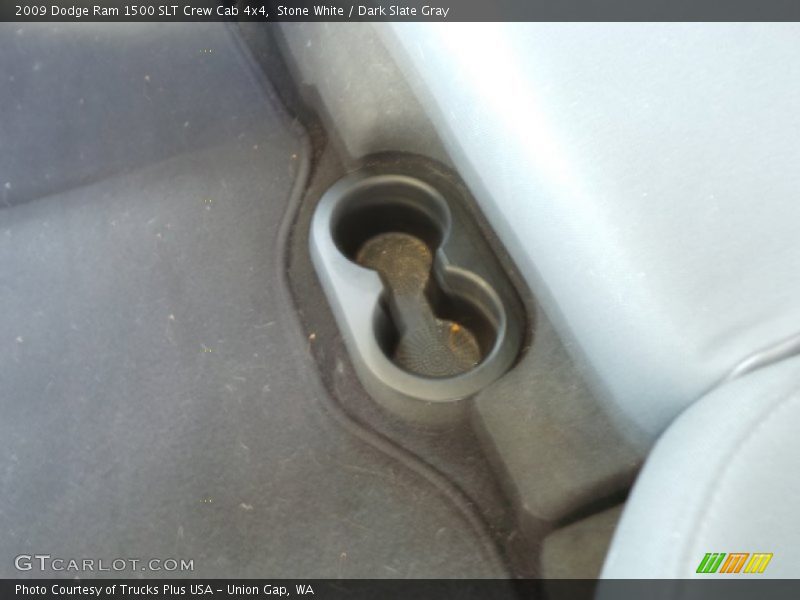 Stone White / Dark Slate Gray 2009 Dodge Ram 1500 SLT Crew Cab 4x4