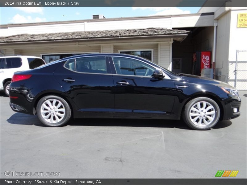 Ebony Black / Gray 2014 Kia Optima EX