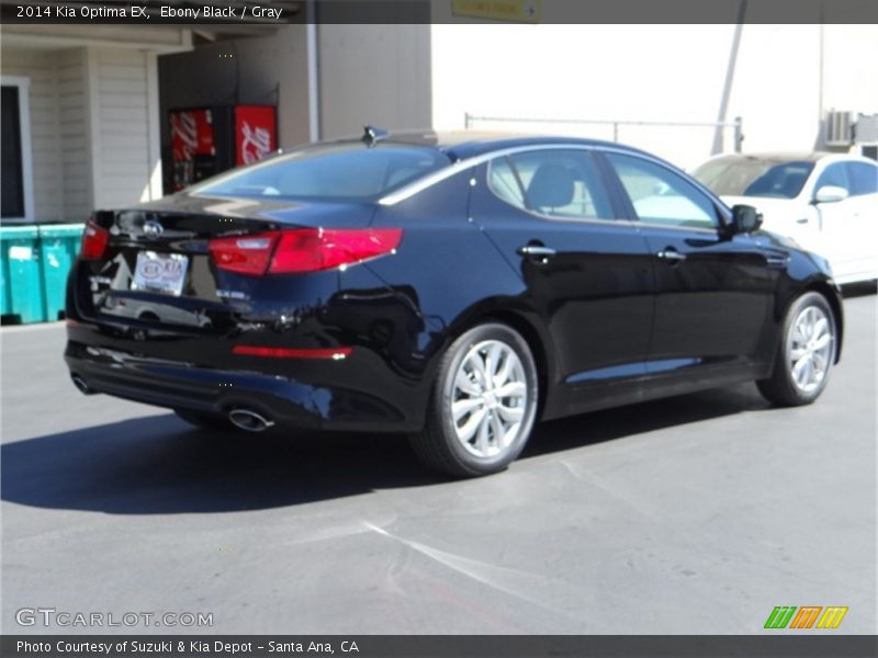 Ebony Black / Gray 2014 Kia Optima EX