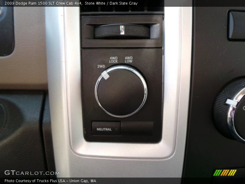 Stone White / Dark Slate Gray 2009 Dodge Ram 1500 SLT Crew Cab 4x4