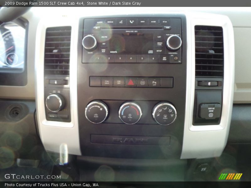 Stone White / Dark Slate Gray 2009 Dodge Ram 1500 SLT Crew Cab 4x4