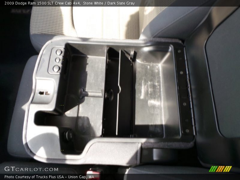 Stone White / Dark Slate Gray 2009 Dodge Ram 1500 SLT Crew Cab 4x4