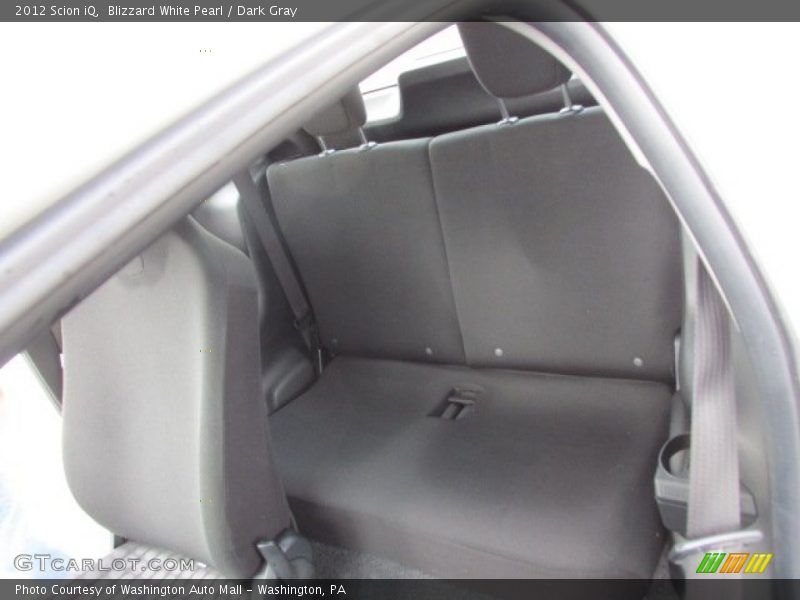 Blizzard White Pearl / Dark Gray 2012 Scion iQ
