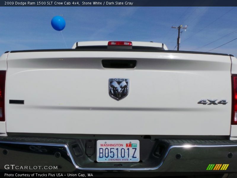 Stone White / Dark Slate Gray 2009 Dodge Ram 1500 SLT Crew Cab 4x4