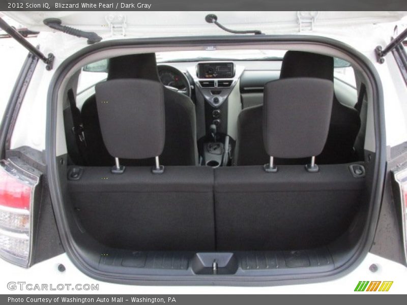 Blizzard White Pearl / Dark Gray 2012 Scion iQ