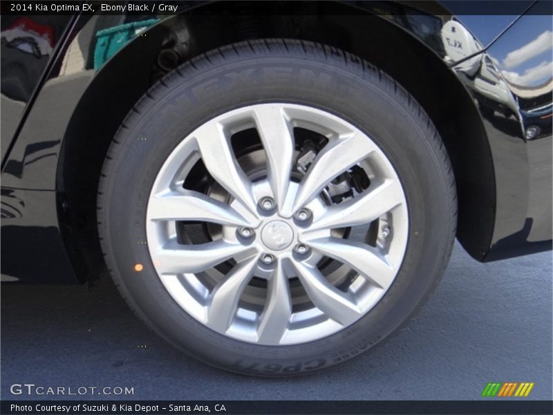 Ebony Black / Gray 2014 Kia Optima EX