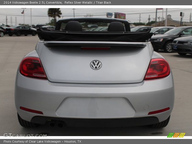 Reflex Silver Metallic / Titan Black 2014 Volkswagen Beetle 2.5L Convertible