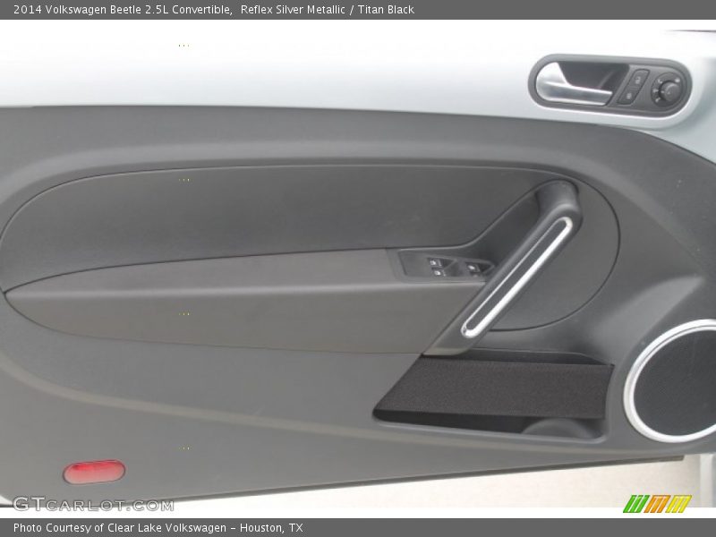Reflex Silver Metallic / Titan Black 2014 Volkswagen Beetle 2.5L Convertible