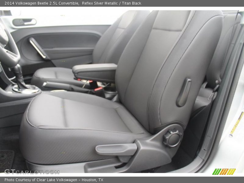 Reflex Silver Metallic / Titan Black 2014 Volkswagen Beetle 2.5L Convertible