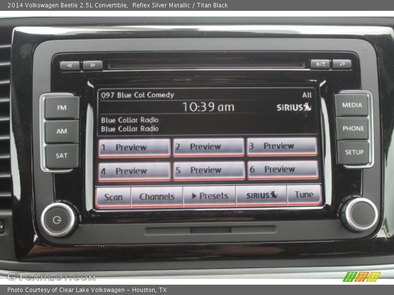 Reflex Silver Metallic / Titan Black 2014 Volkswagen Beetle 2.5L Convertible