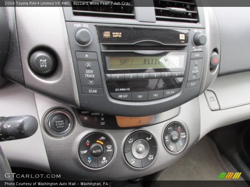 Blizzard White Pearl / Ash Gray 2009 Toyota RAV4 Limited V6 4WD