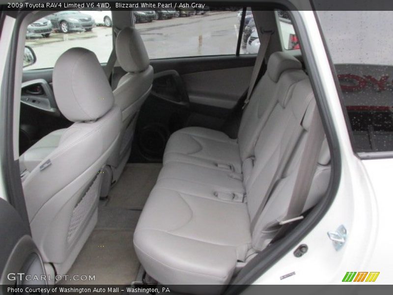 Blizzard White Pearl / Ash Gray 2009 Toyota RAV4 Limited V6 4WD
