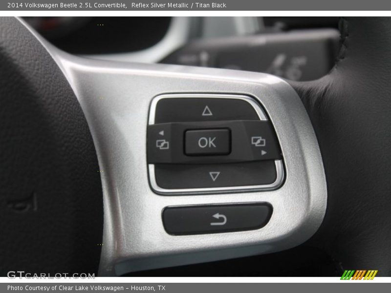 Reflex Silver Metallic / Titan Black 2014 Volkswagen Beetle 2.5L Convertible
