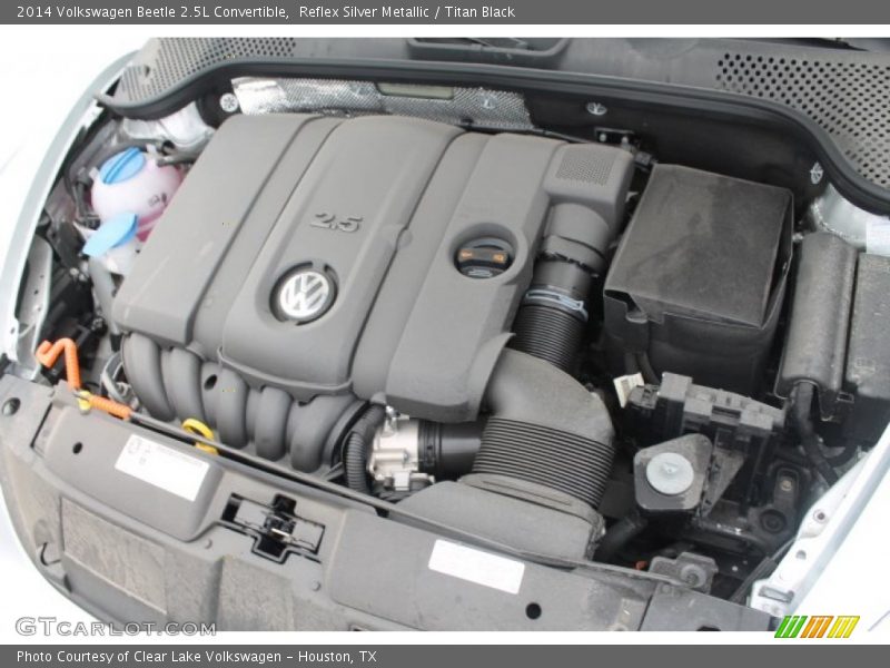 Reflex Silver Metallic / Titan Black 2014 Volkswagen Beetle 2.5L Convertible