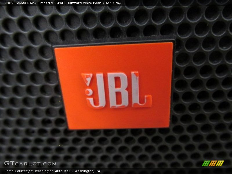Blizzard White Pearl / Ash Gray 2009 Toyota RAV4 Limited V6 4WD