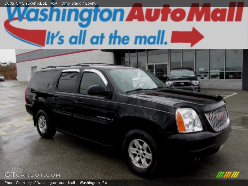 Onyx Black / Ebony 2009 GMC Yukon XL SLT 4x4