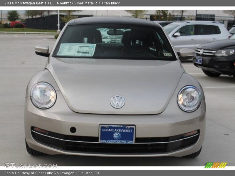 Moonrock Silver Metallic / Titan Black 2014 Volkswagen Beetle TDI