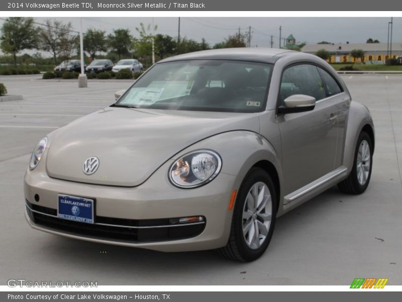 Moonrock Silver Metallic / Titan Black 2014 Volkswagen Beetle TDI