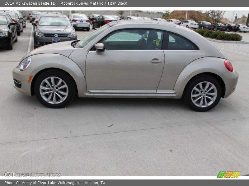 Moonrock Silver Metallic / Titan Black 2014 Volkswagen Beetle TDI