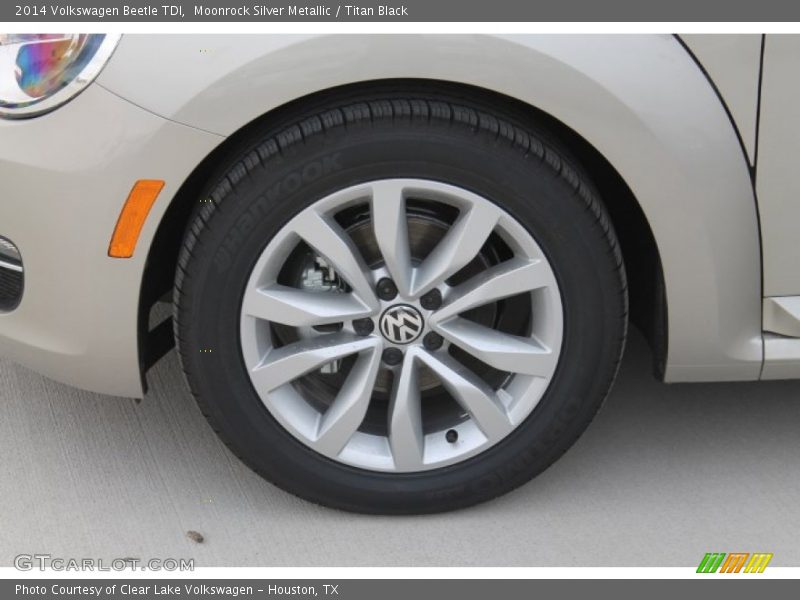 Moonrock Silver Metallic / Titan Black 2014 Volkswagen Beetle TDI