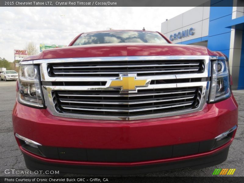 Crystal Red Tintcoat / Cocoa/Dune 2015 Chevrolet Tahoe LTZ