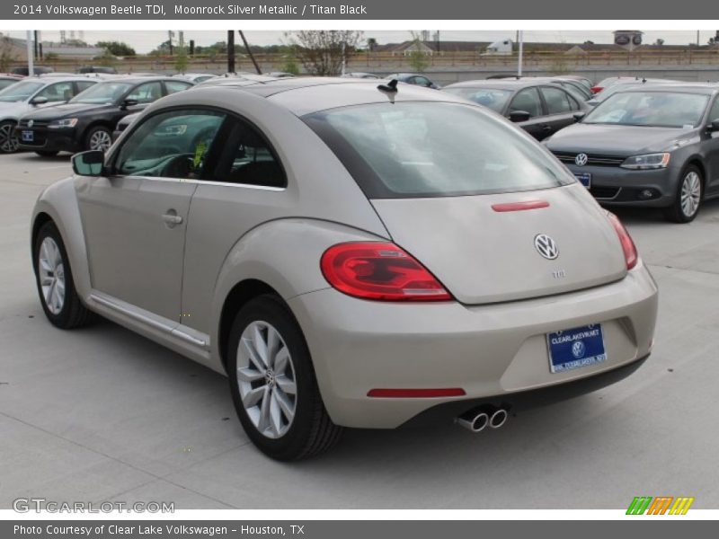 Moonrock Silver Metallic / Titan Black 2014 Volkswagen Beetle TDI