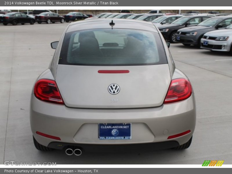 Moonrock Silver Metallic / Titan Black 2014 Volkswagen Beetle TDI
